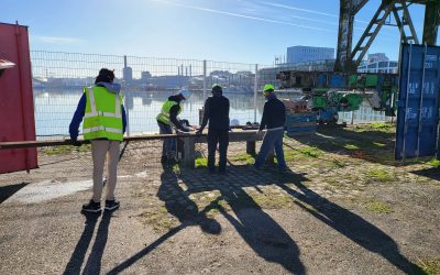 Visite d’un chantier école