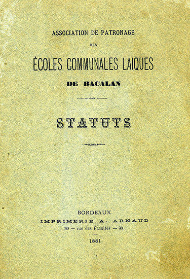 L’Amicale laïque de Bacalan, 142 ans d’histoire