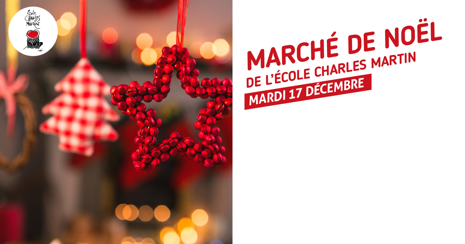 Marché de Noël de l'école Charles Martin